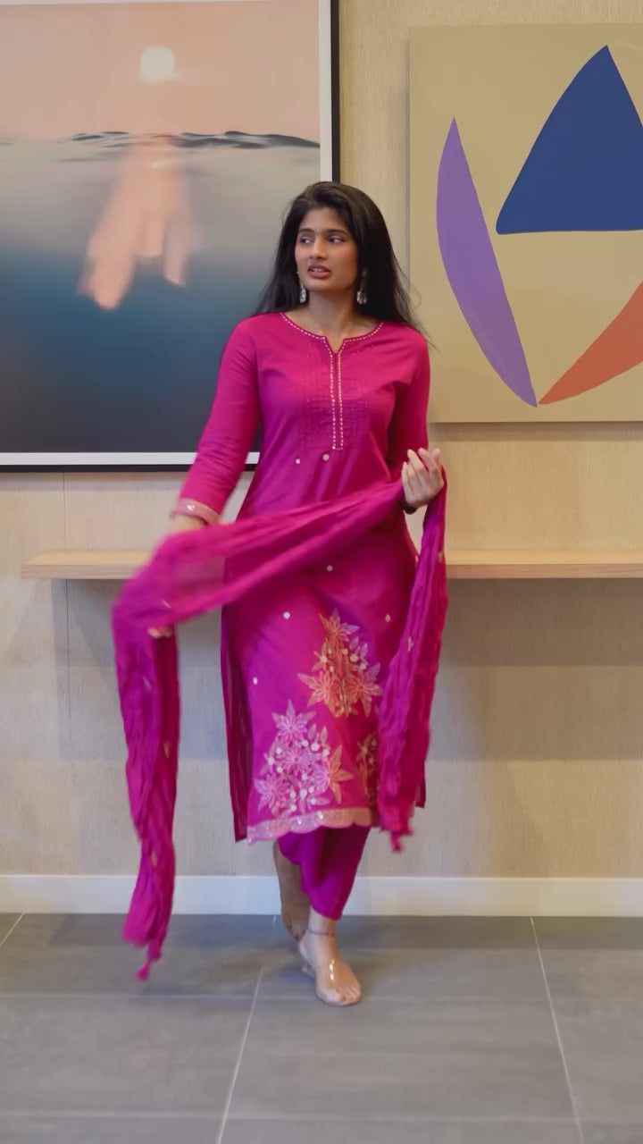 Pink Kurta Set