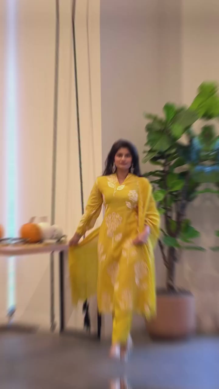 Yellow Kurta Set