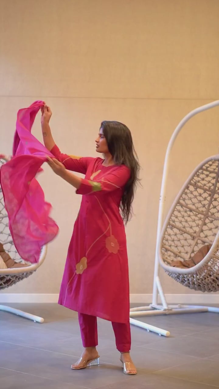 Pink Kurta Set