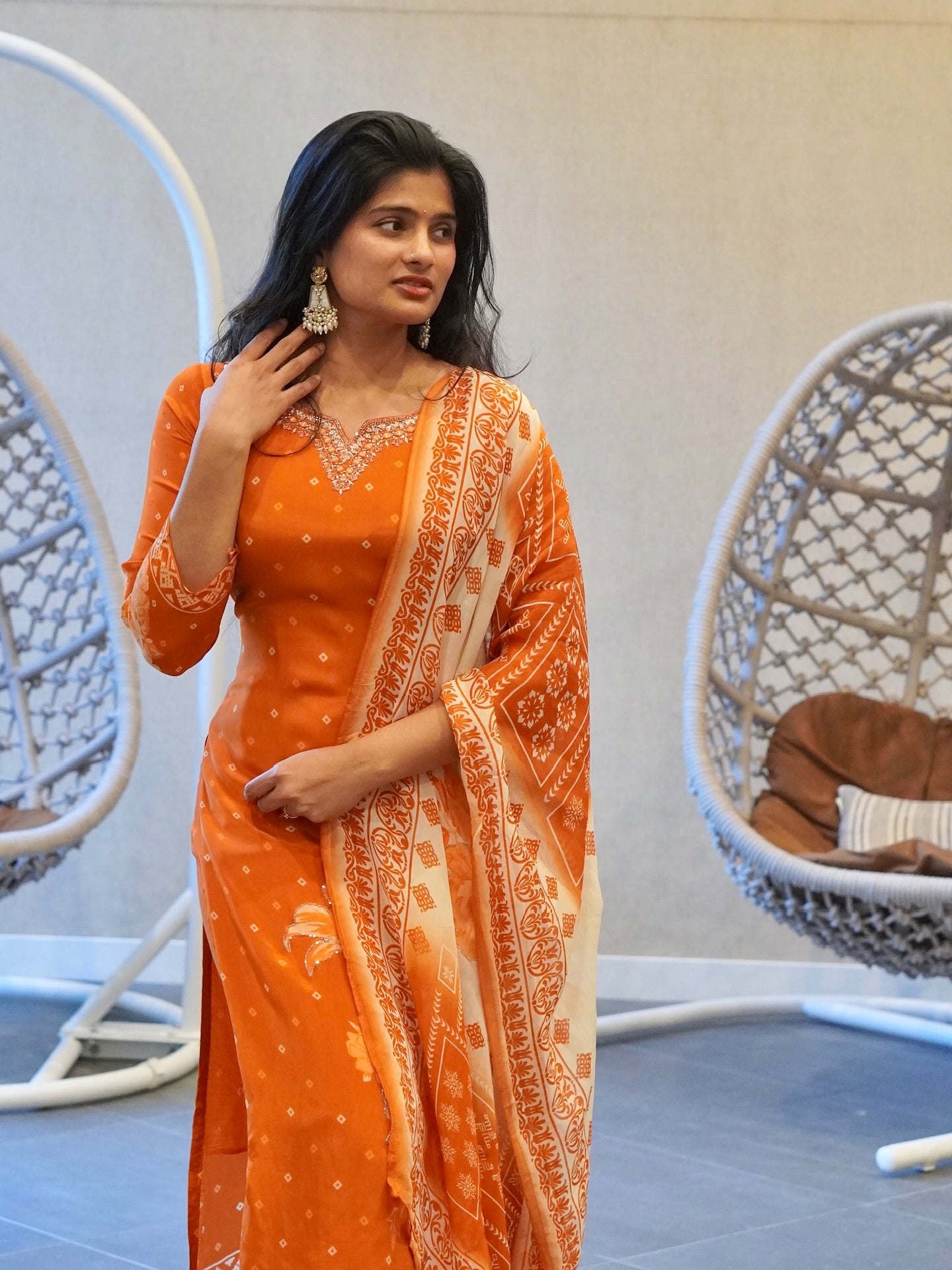 Bright Happy Colors Embroidered Kurta Set