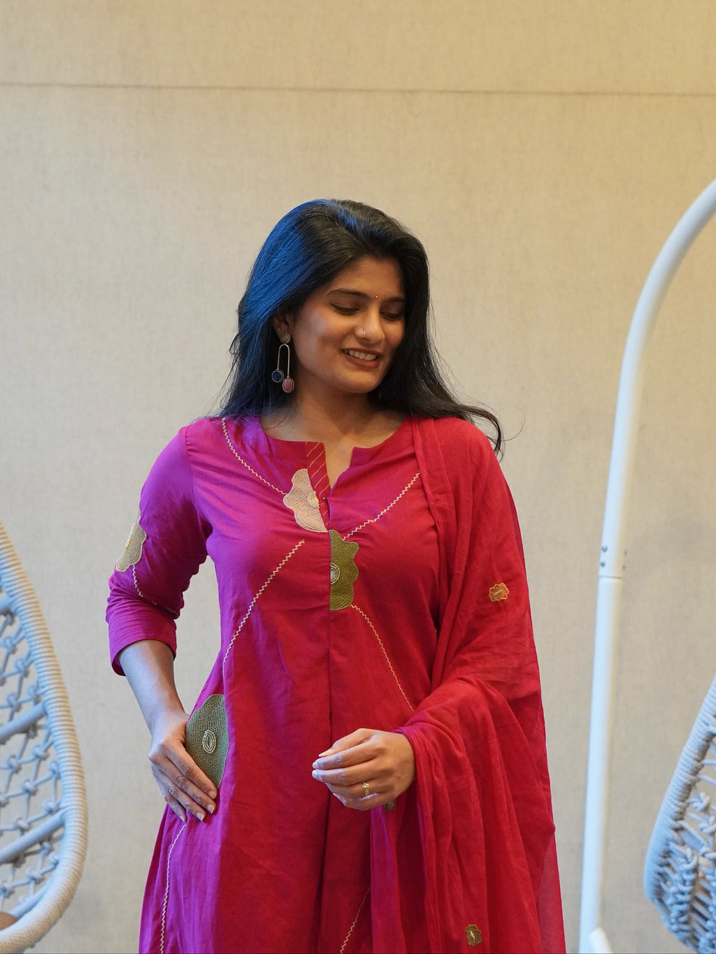 Pink Kurta Set