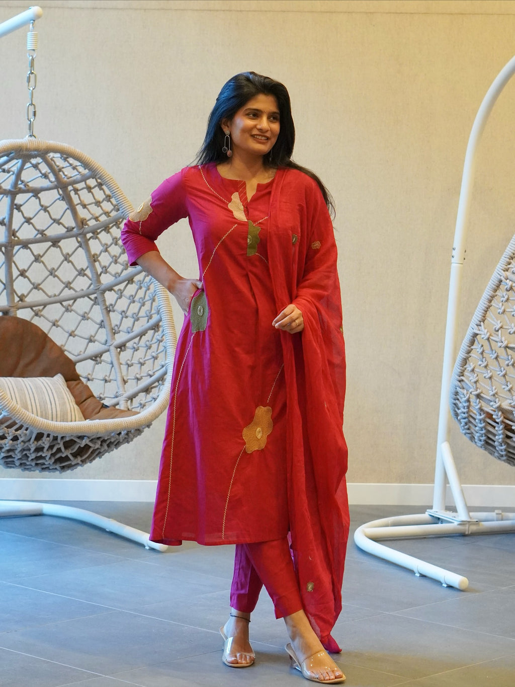 Pink Kurta Set