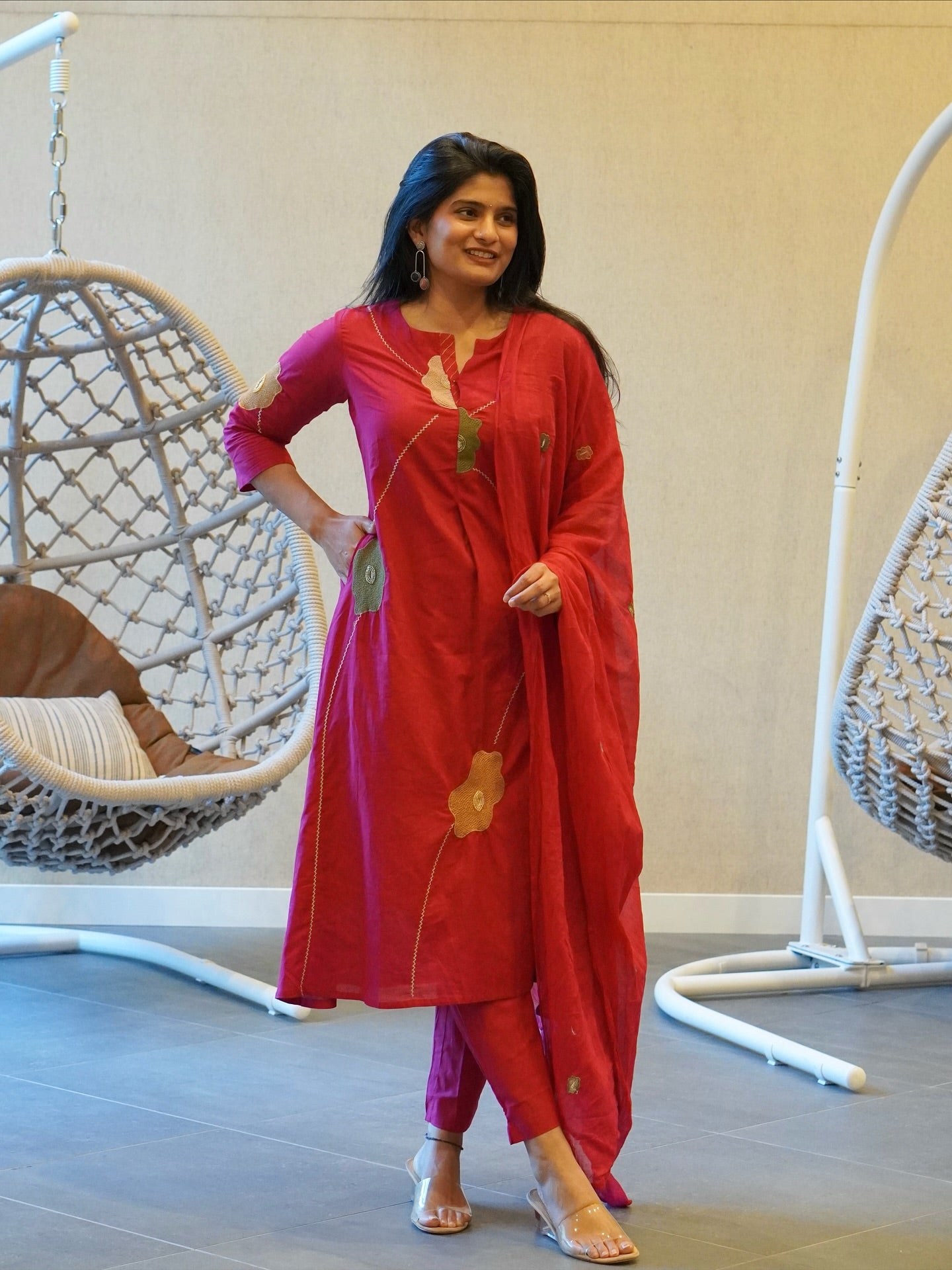 Pink Kurta Set