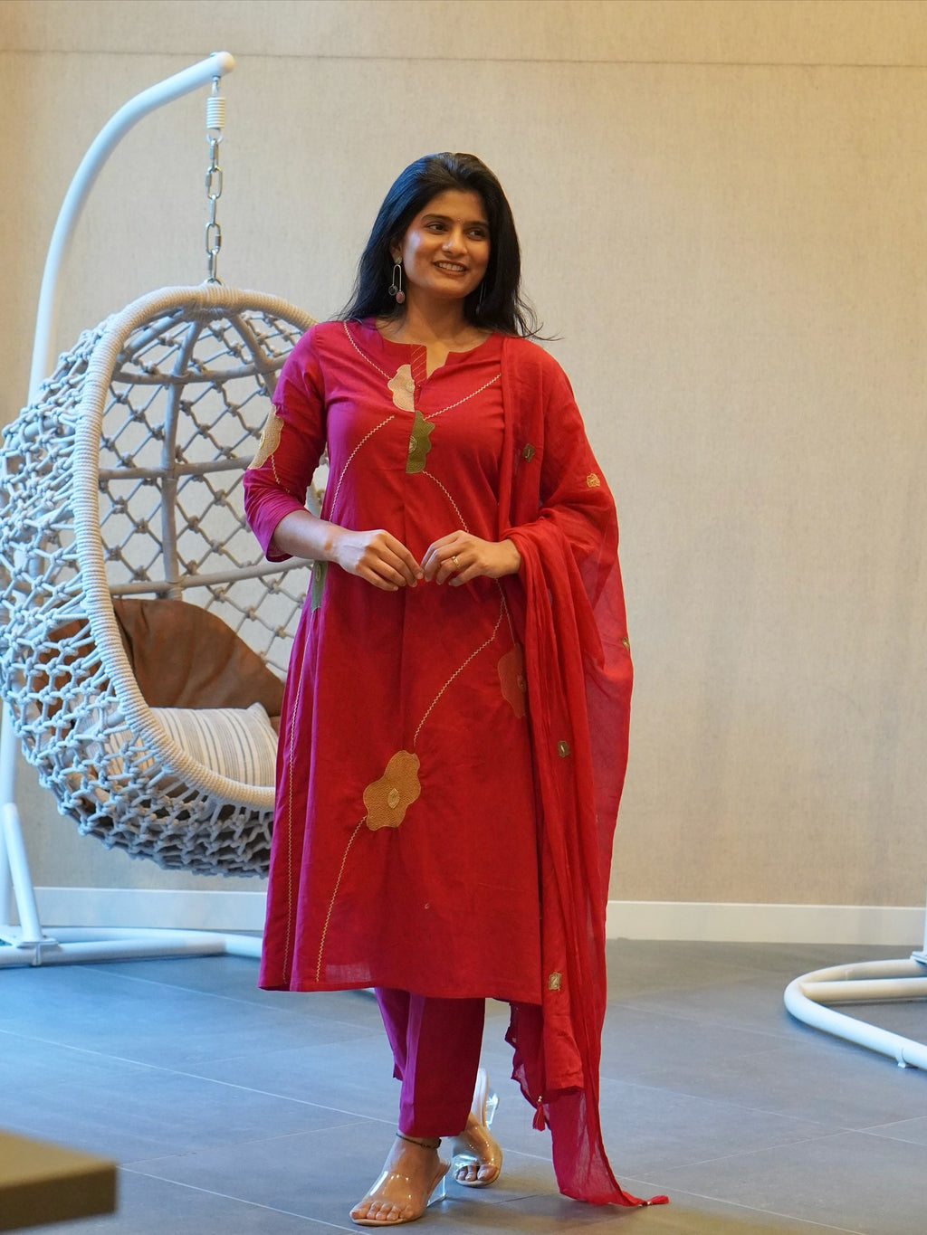 Pink Kurta Set