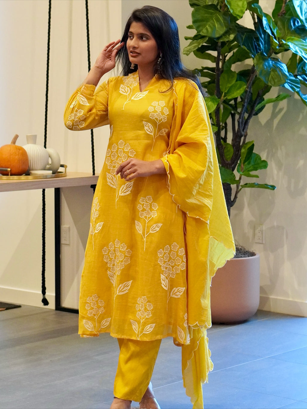 Yellow Kurta Set