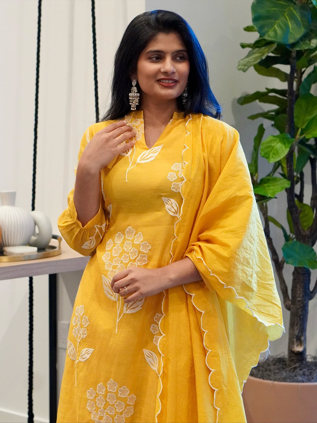 Yellow Kurta Set