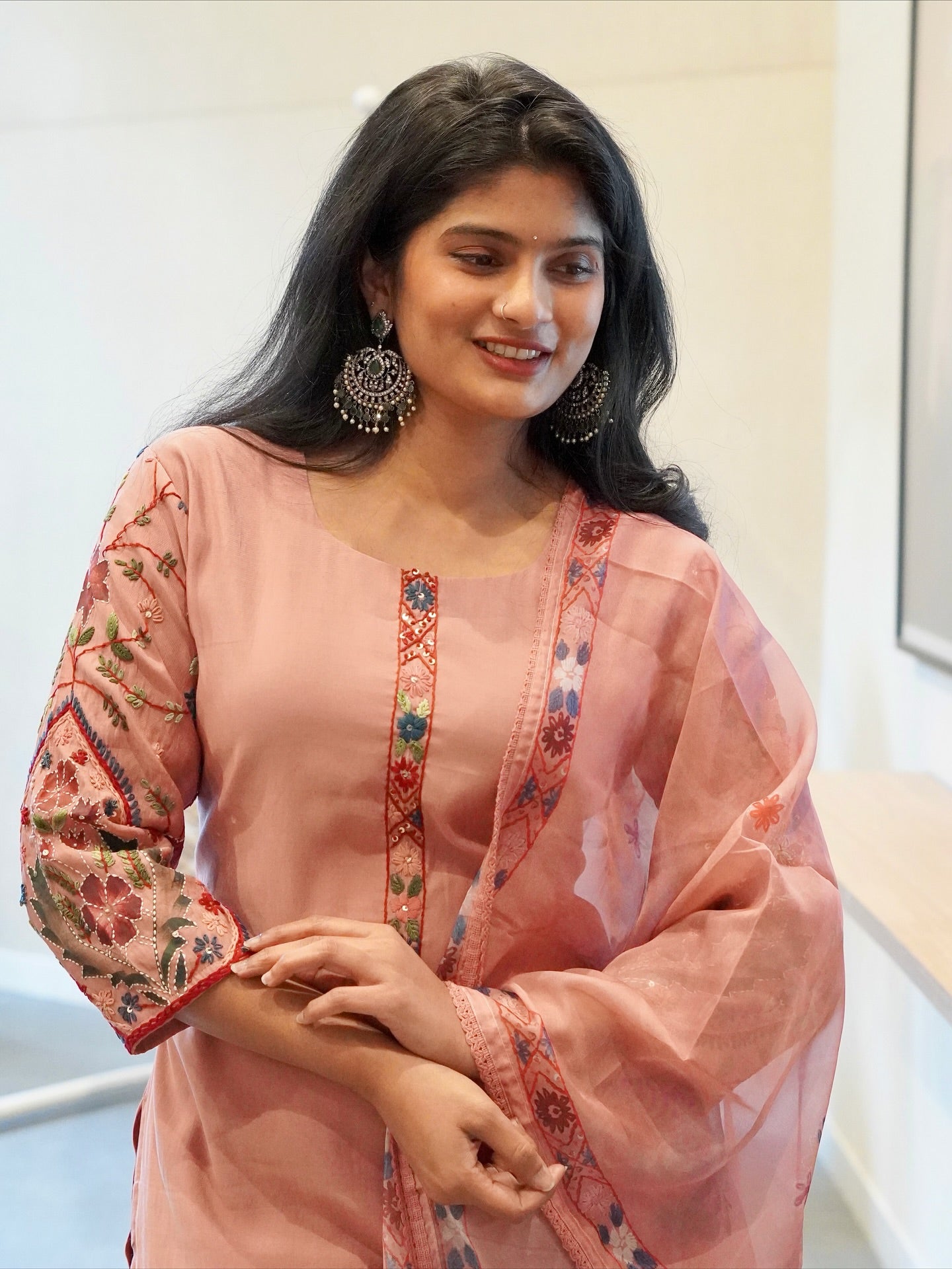Sage Green/Dusty Pink Kurta Set