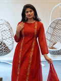 Red Kurta Set