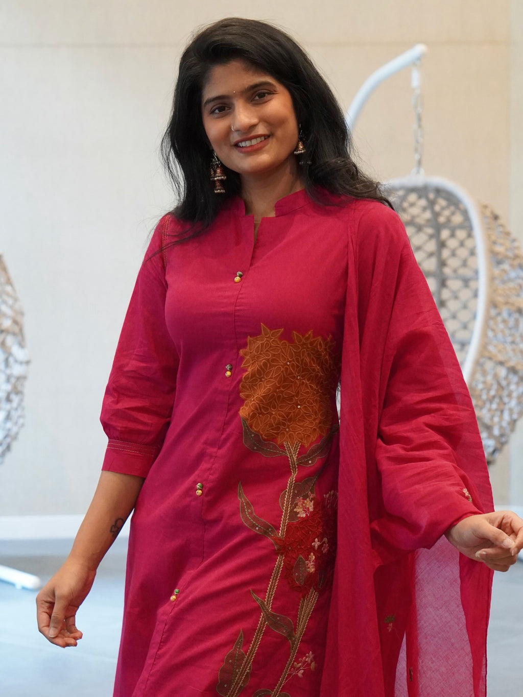 Pink Kurta Set