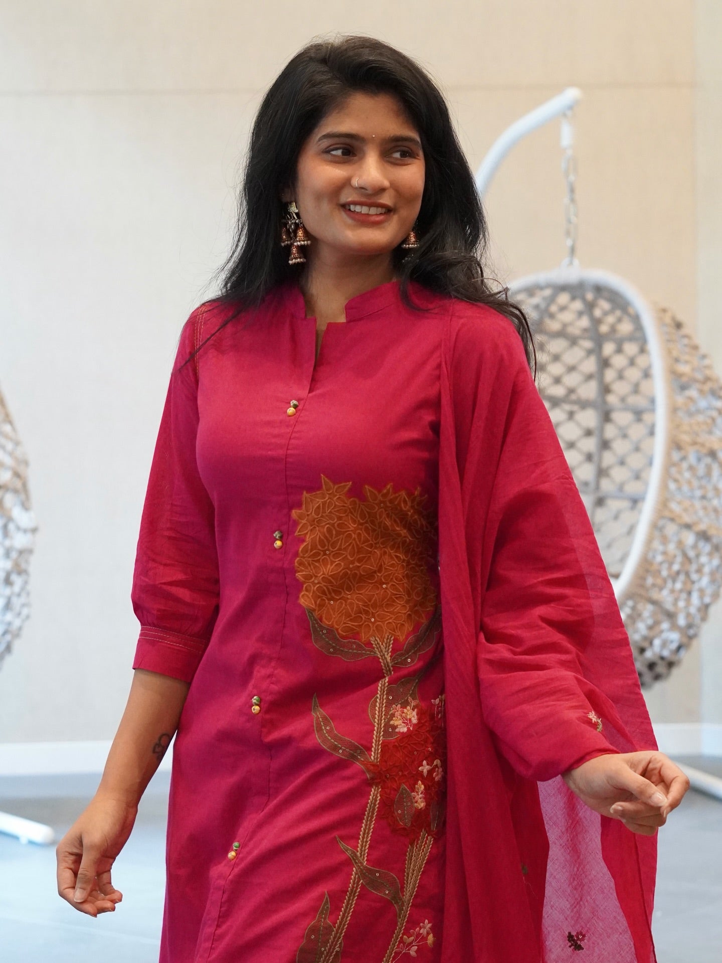 Pink Kurta Set