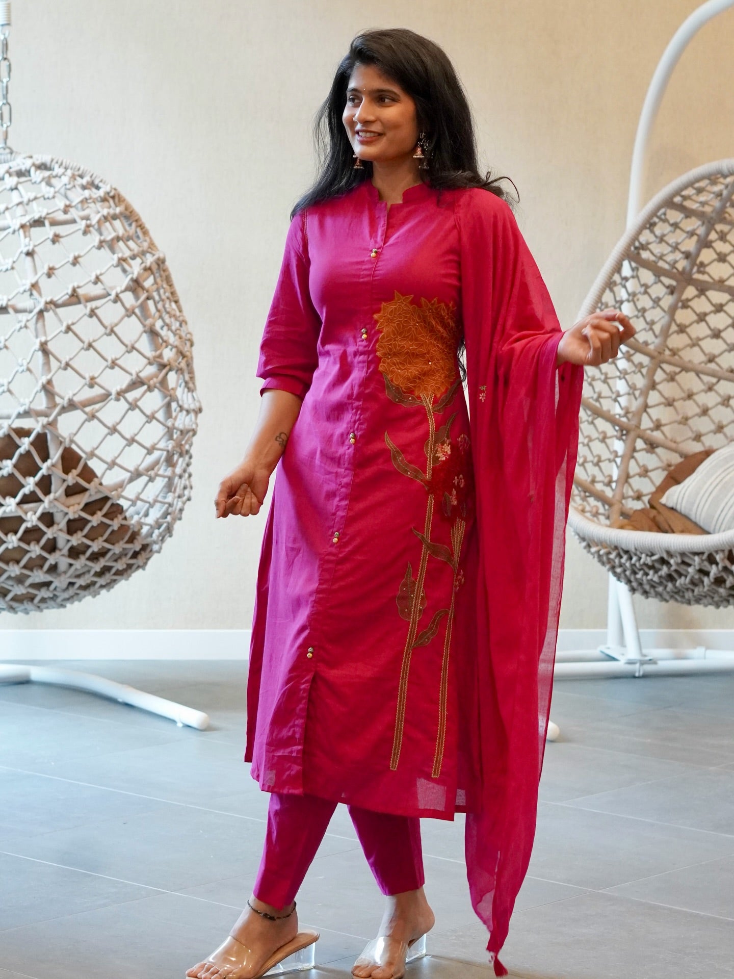 Pink Kurta Set