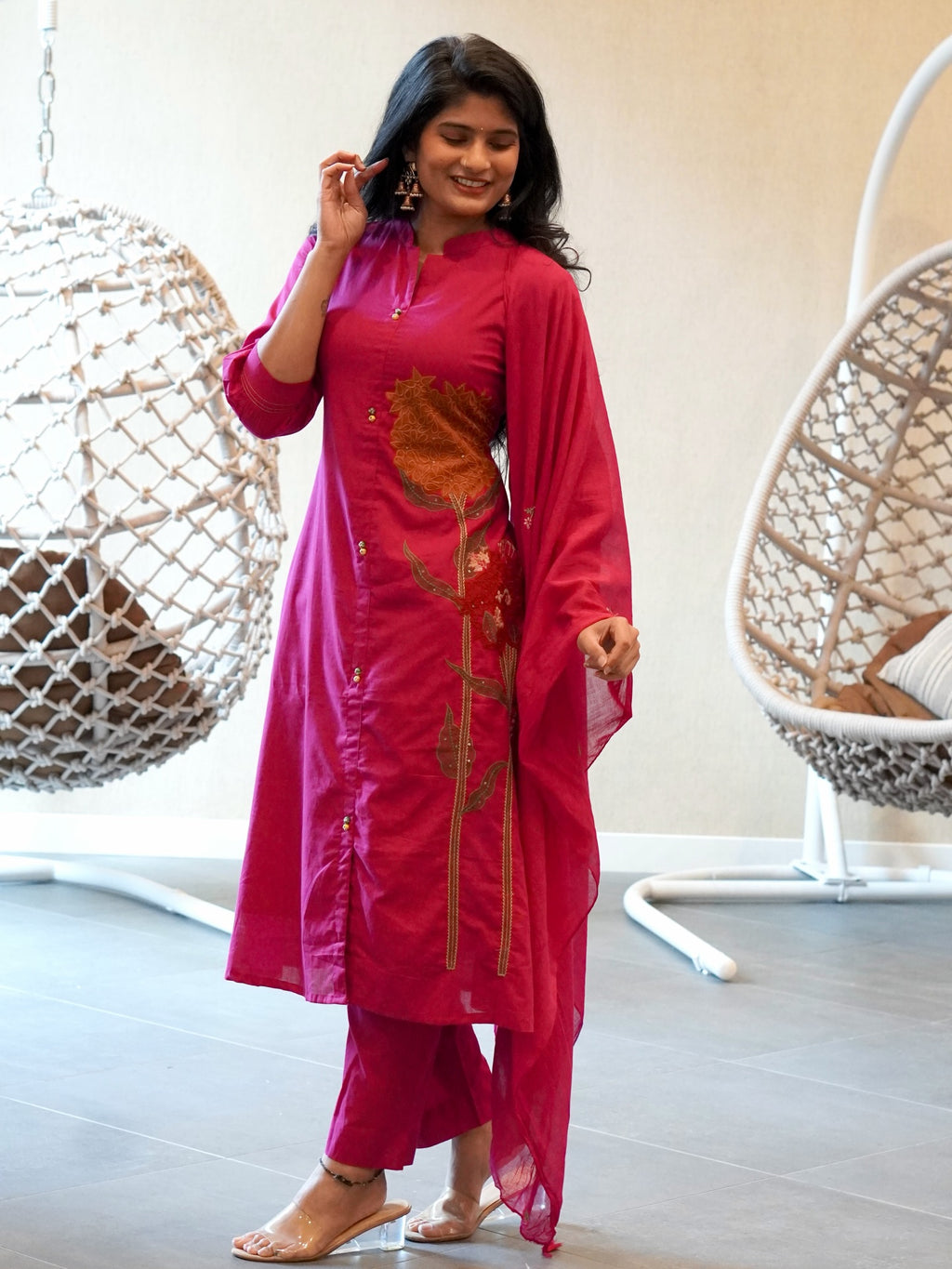 Pink Kurta Set