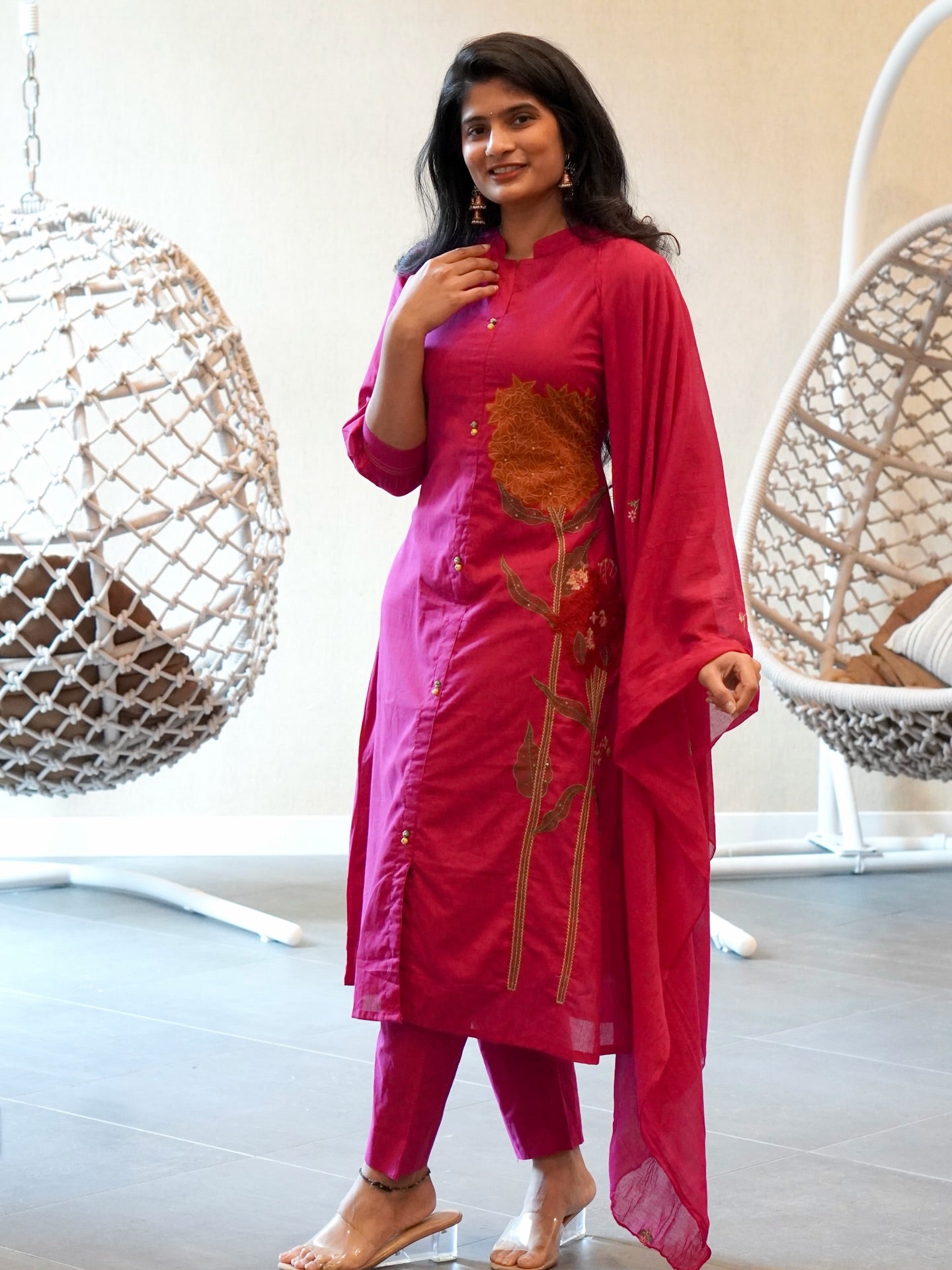 Pink Kurta Set