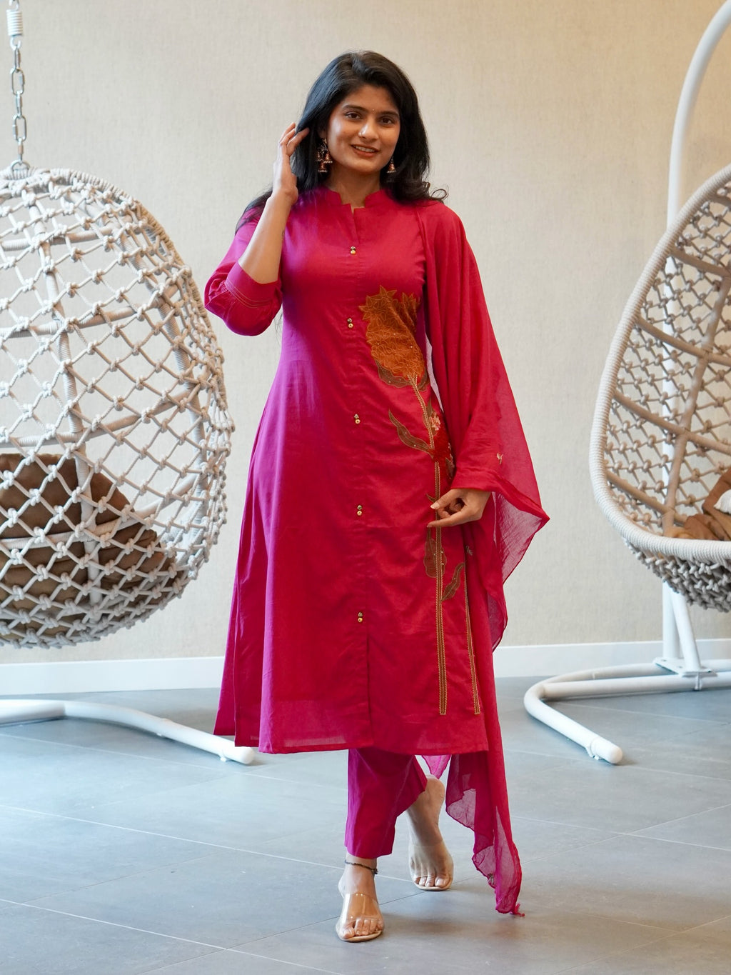 Pink Kurta Set