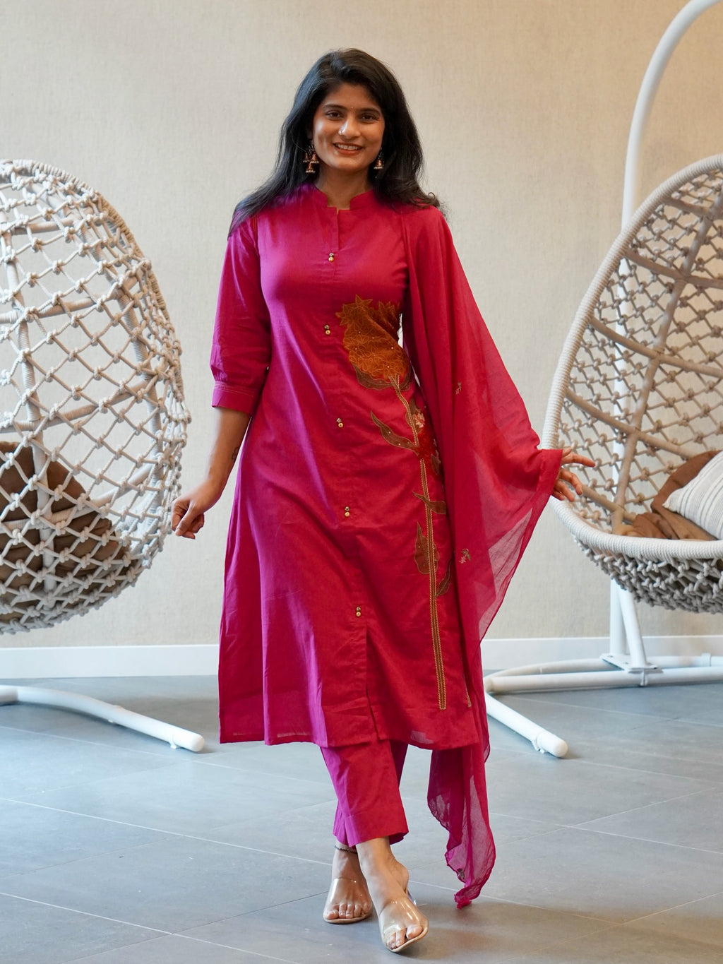 Pink Kurta Set